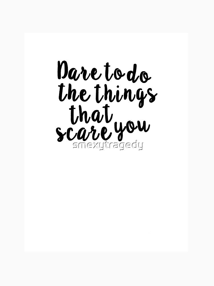 Calligraphy Quote Art Print by smexytragedy
