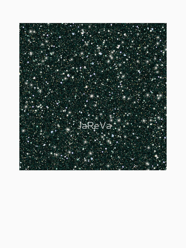 Printed image of sparkling black glitter v24 by JaReVa