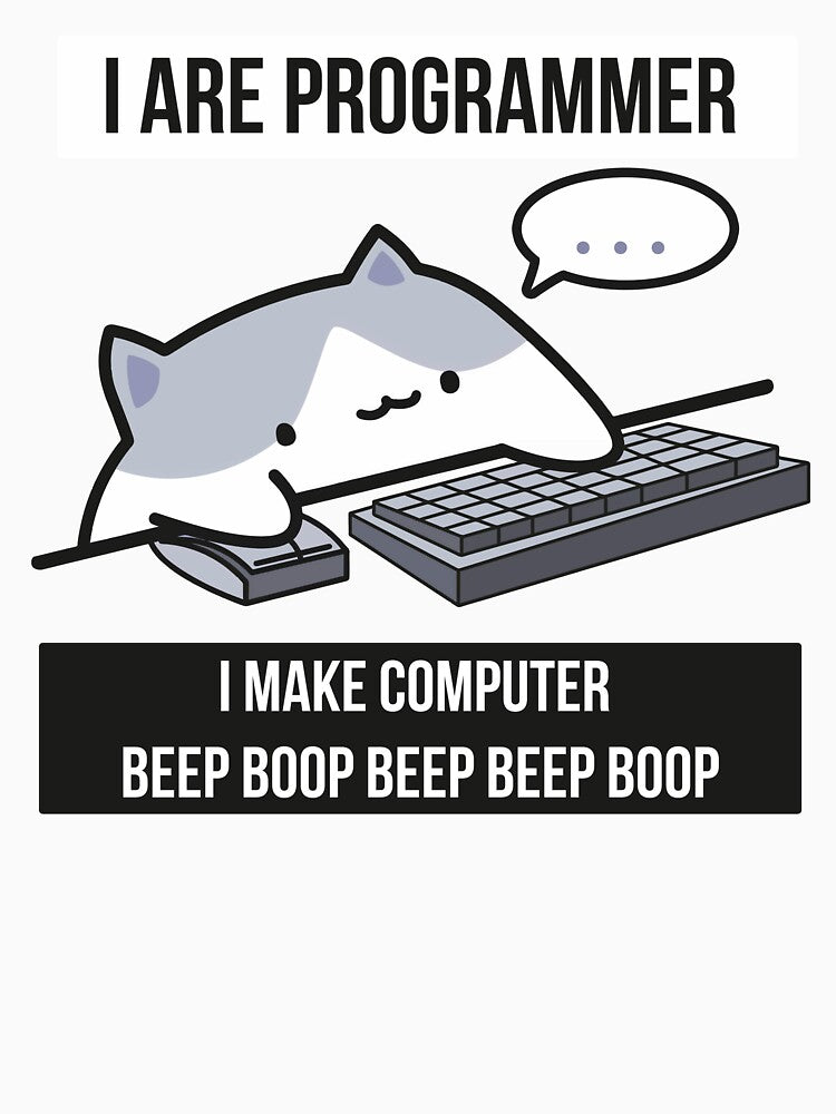 Cat programmer by Andrey Spirin