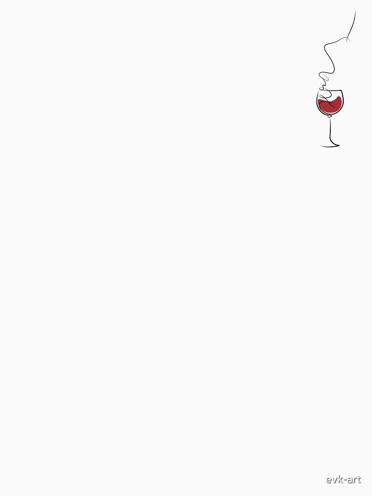 One Line Art of Wine Glass by evk-art