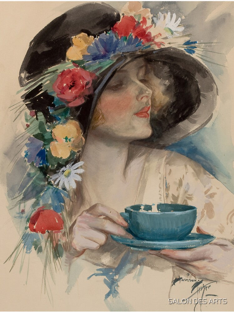 Afternoon Tea (1925) - Harrison Fisher by SALON DES ARTS