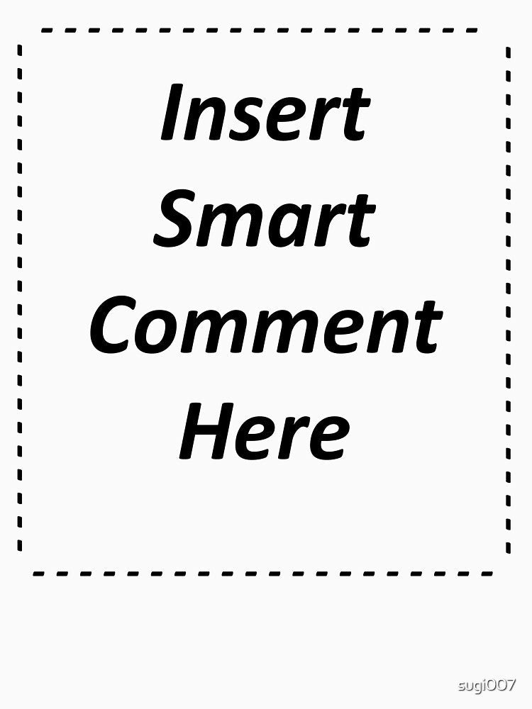 Insert Smart Comment Here by sugi007