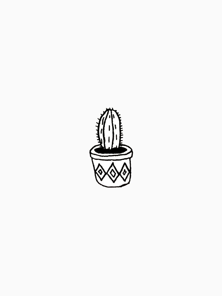 Potted Cactus by AnnHanlin