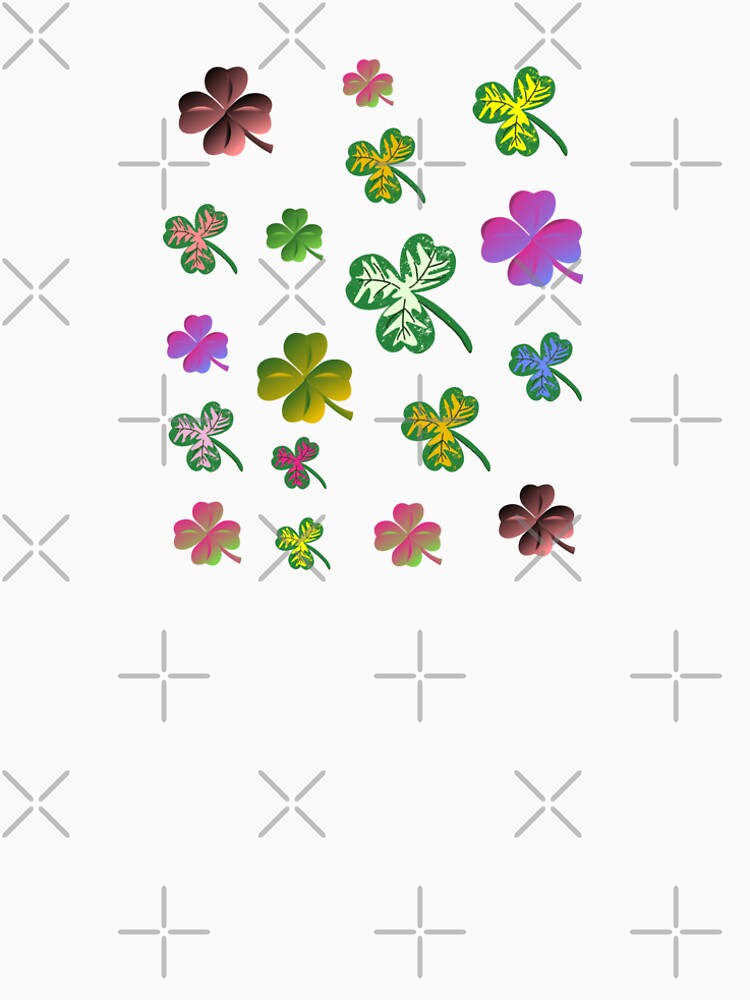 Colorful Clovers by Eman4design
