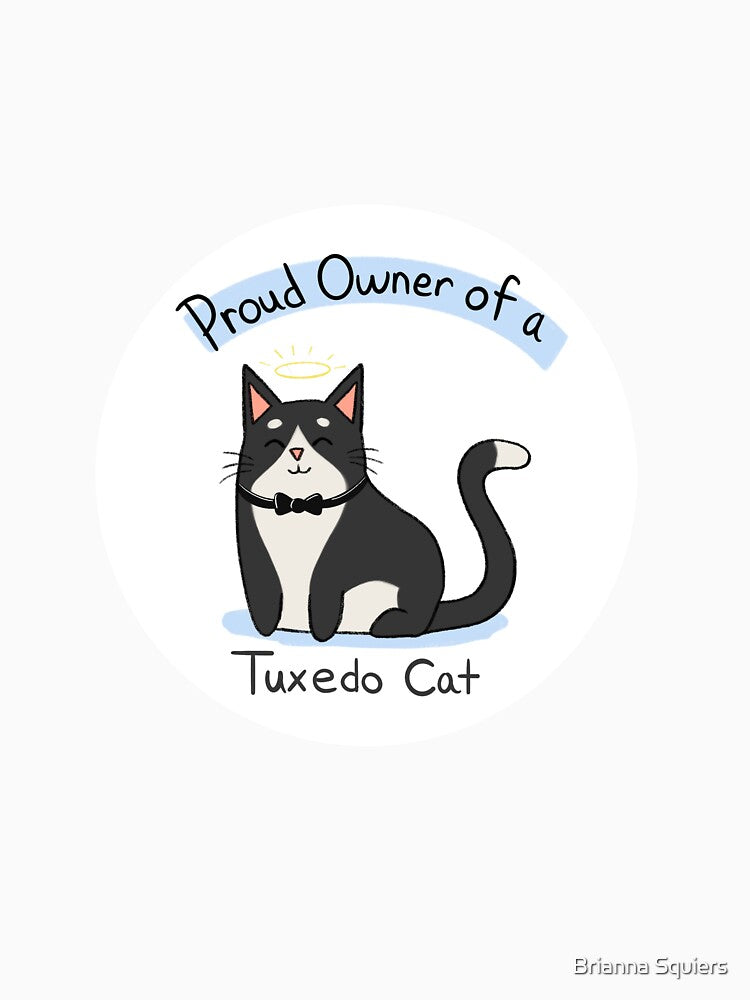 proud owner of a tuxedo cat by Brianna Squiers