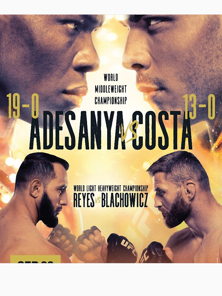UFC Adesanya vs Costa Event (HQ) by GiffordLejeune