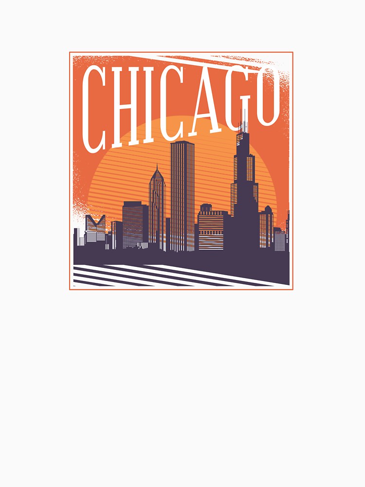 Chicago Skyline USA Design by DavinciStore21