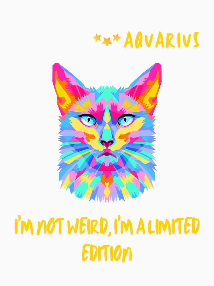 Aquarius Cat - Limited Edition by ContigoART