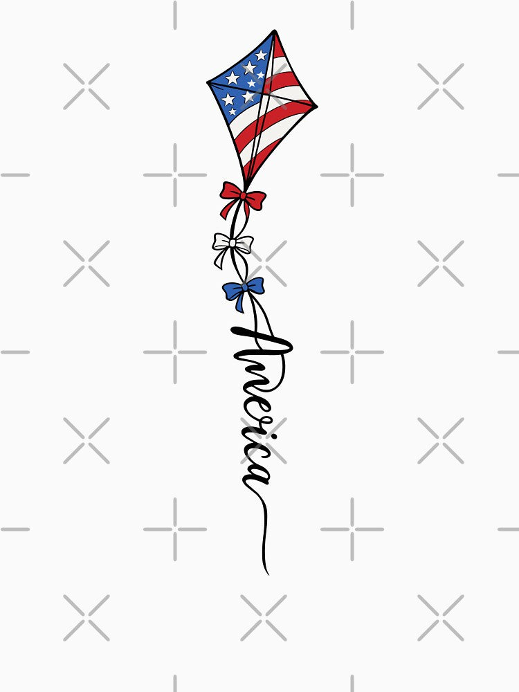 America Patriotic Kite by JessArty ⭐⭐⭐⭐⭐