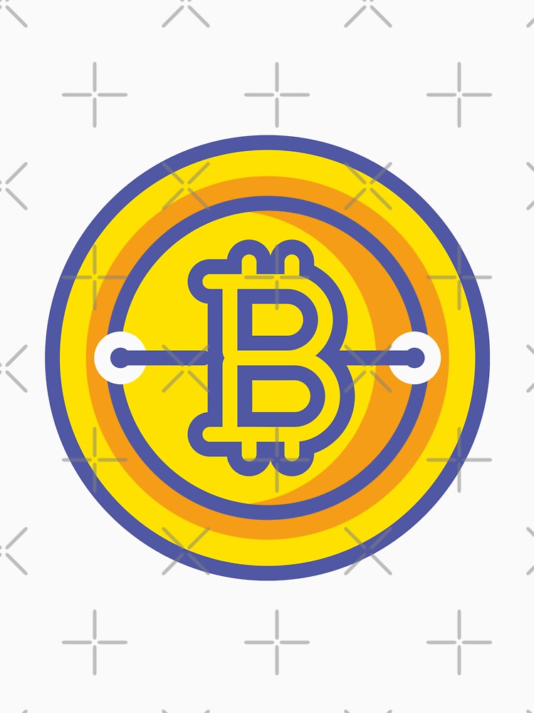 Crypto Currency Bit Fill Style Icon by MIDDLX