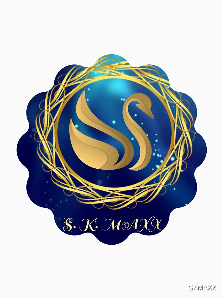 Golden  swan ornament flower by SKMAXX