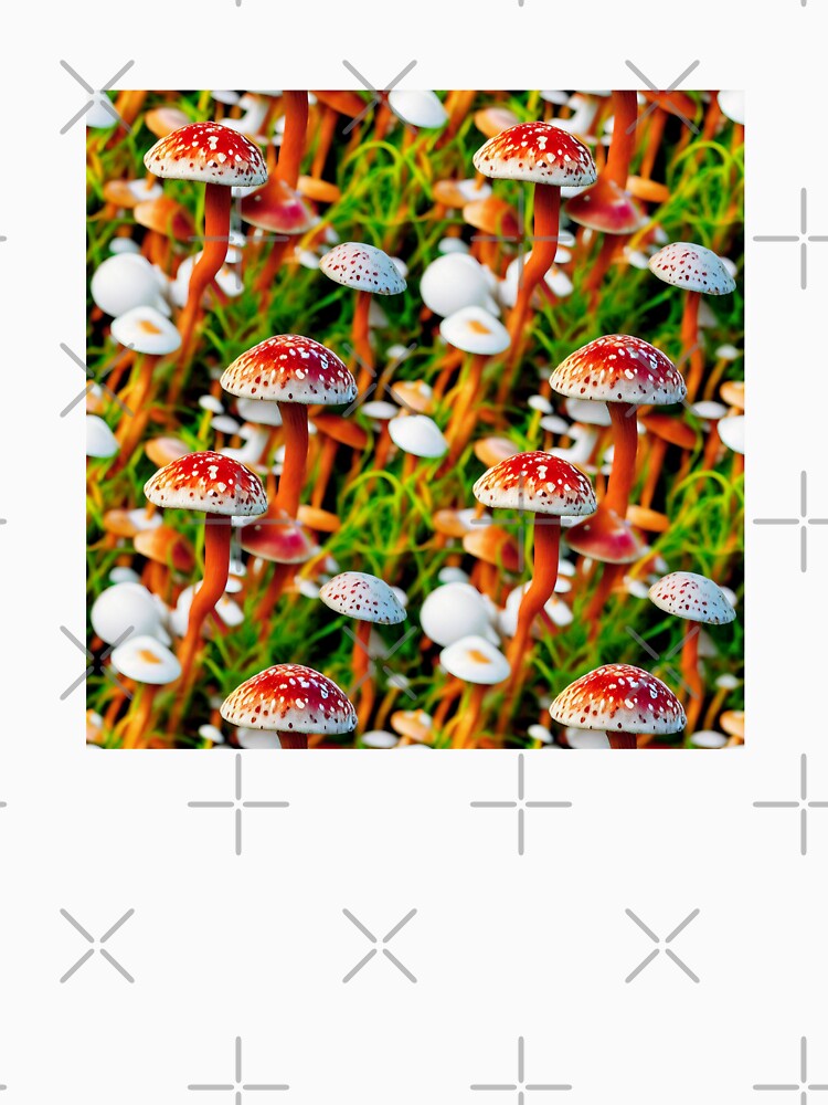 Trippy Garden Magic Mushrooms #13 by Unicorn Trainwreck