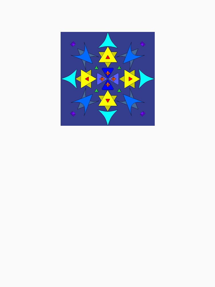 ROYAL UP BLUE PATTERN by john ares