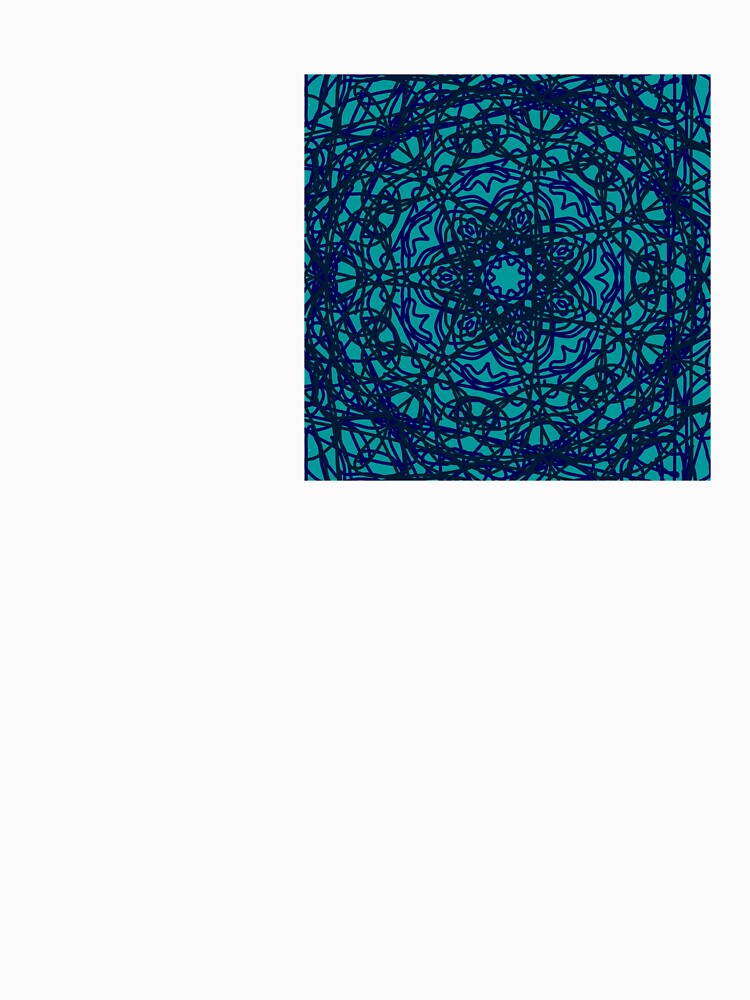 blue mandala by Alyson Zeller