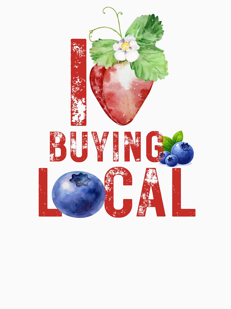 Local Farmers  Support Print / Local Produce by Thehatinthecat