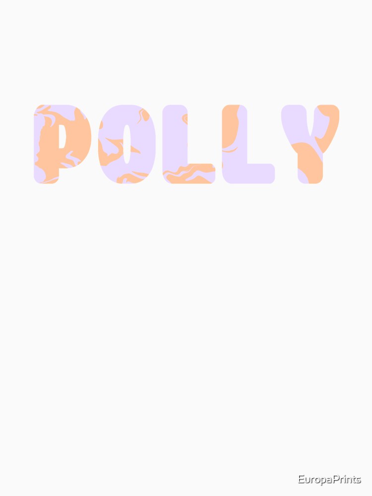 Purple and Orange Polly Custom Name by EuropaPrints