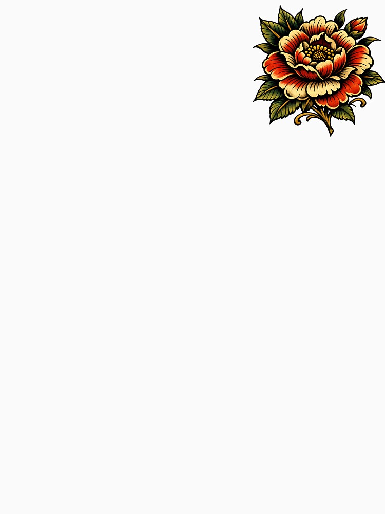 Vintage tattoo rose by Neon Cactus Co
