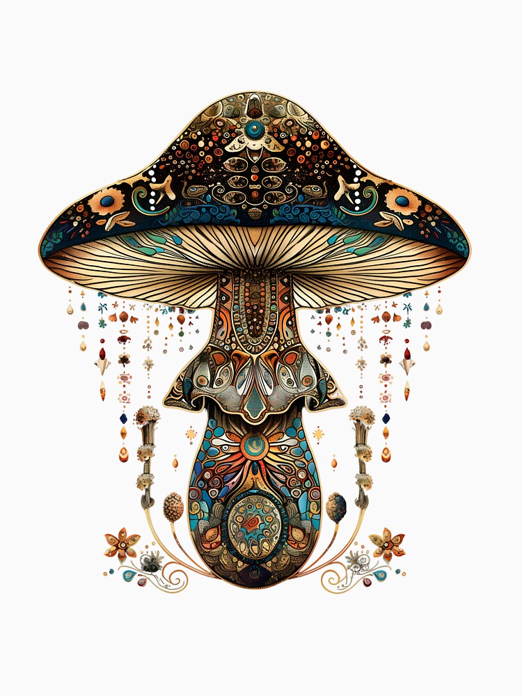 Stylized Magic Mushroom 20 by HarmonyTheKoala