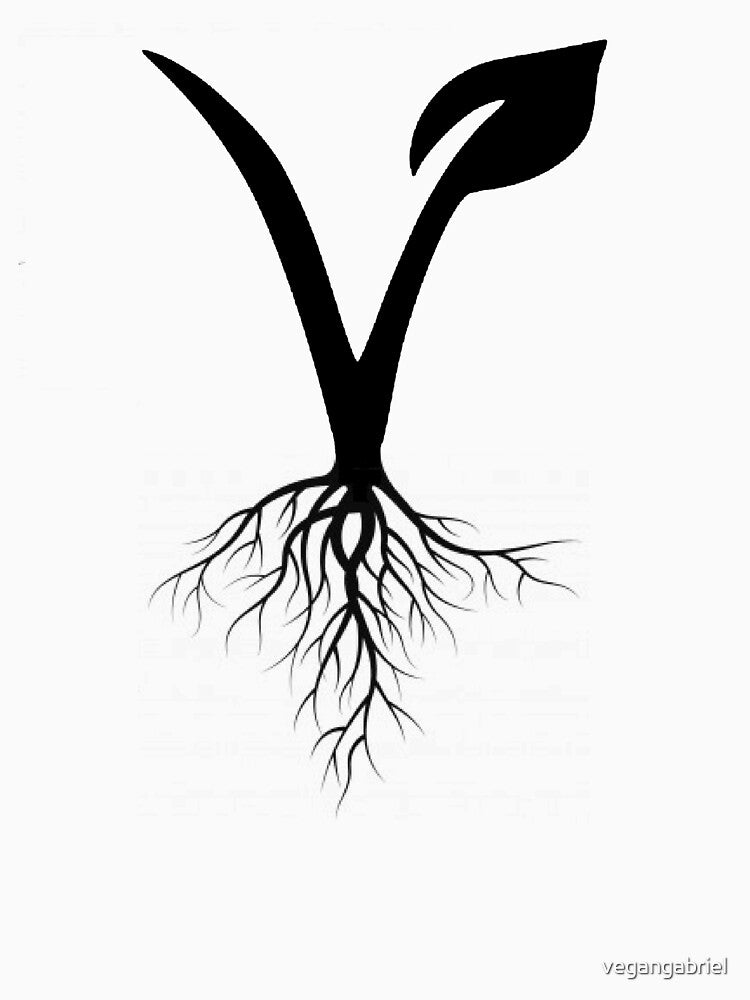 Vegan Roots (symbol) by vegangabriel