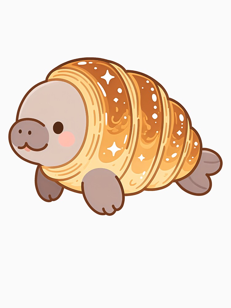 Croissant Manatee by Kimicute