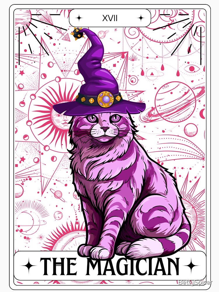 Tarot Card Cheshire Cat The Magician by BettySpicer