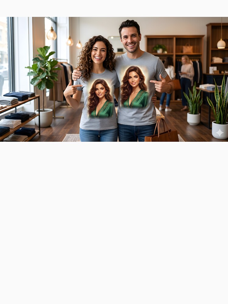 Perfect Match – Stylish Couple Graphic Tees by Hustle DNA Studio