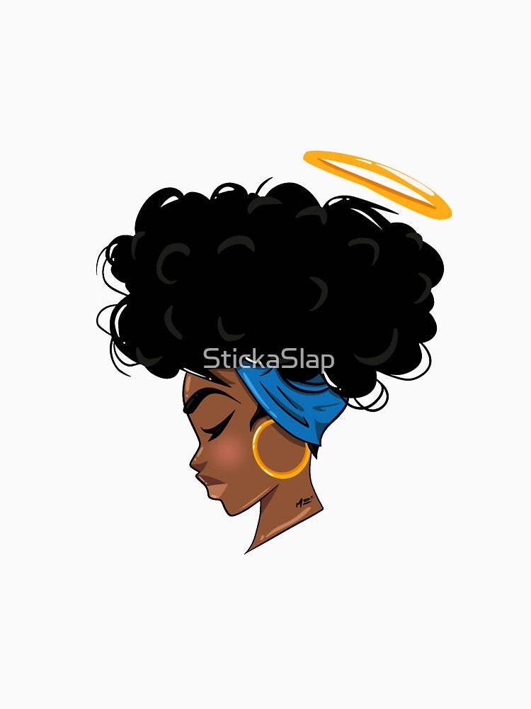 Black Girl Magic Halo by StickaSlap