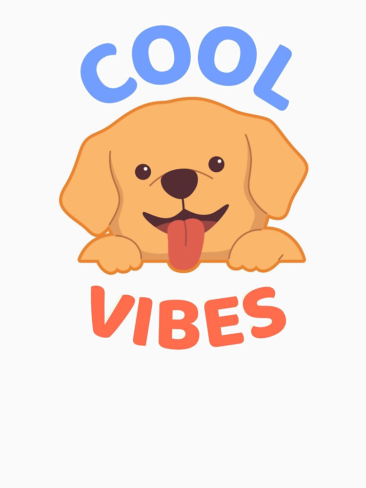 Cool Vibes Dog Cartoon by Sweet Shirts