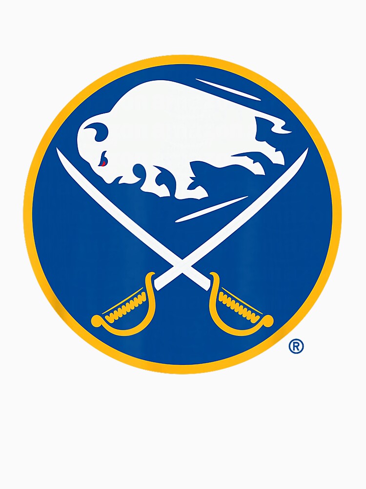 Classic Buffalo Hockey Icon Retro Sports Logo Graphic Design by kerridek