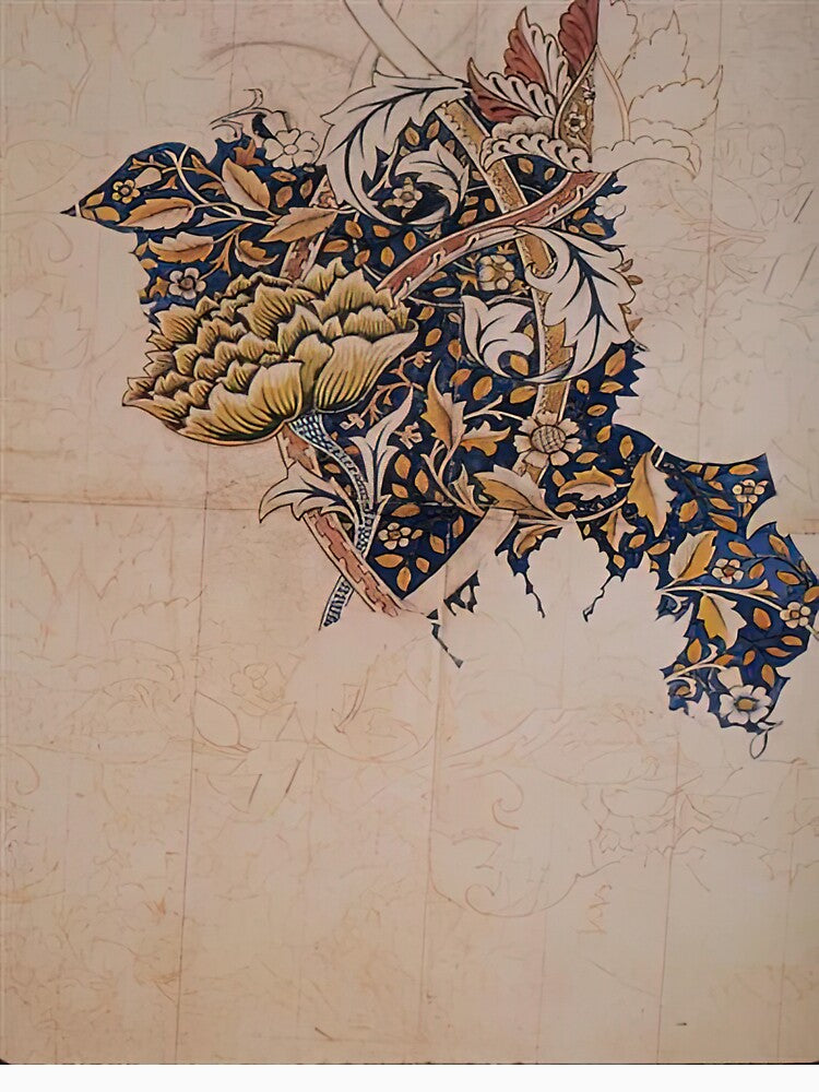 DESIGN FOR WINDRUSH PRINTED TEXTILE 1883 By William Morris by erinkavanagh