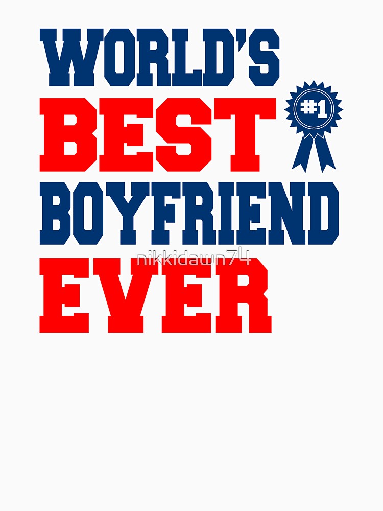 World's Best Boyfriend Ever Funny Gift for Valentines Day by nikkidawn74