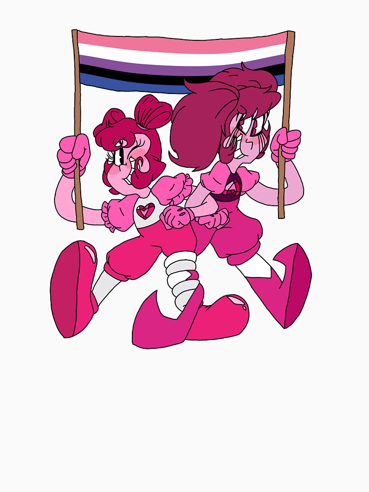 Genderfluid Pride Spinel by Kikisiri