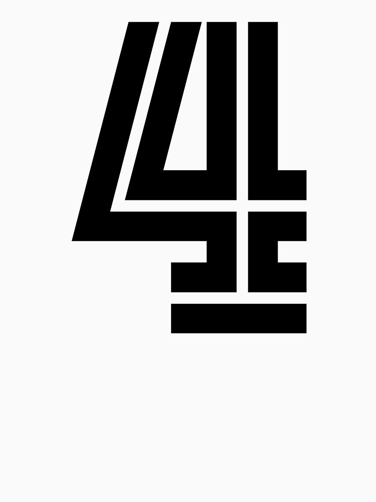 No. 4 / Player Number Four / Football Player Number 4 (Black) by STUDIO-72
