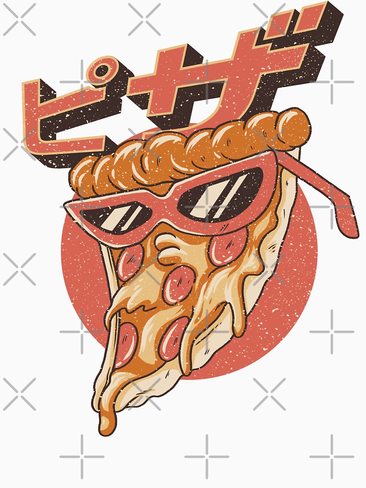 Kawaii Pizza Classic T-Shirt T-Shirt T-Shirt by afdesignz