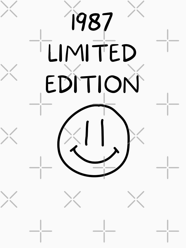1987 LIMITED EDITION - BLACK WRITING by akaiawa