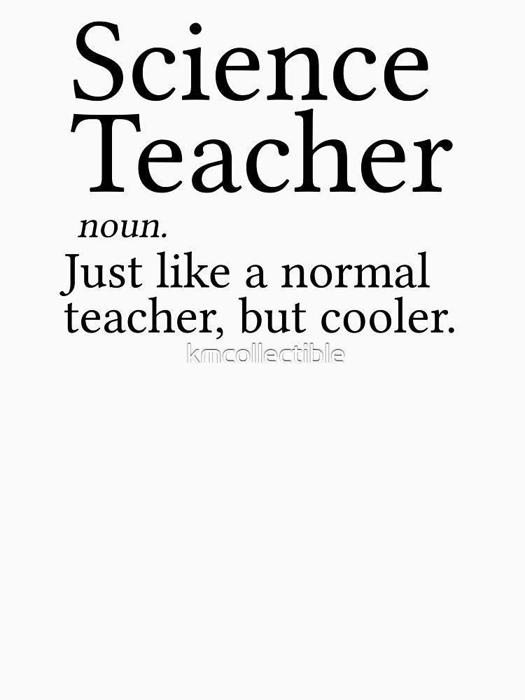 Funny Science Teacher Gift Science Teacher Definition by kmcollectible