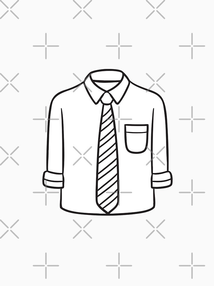 A tie laid beside shirt on a bed by rasagamastore