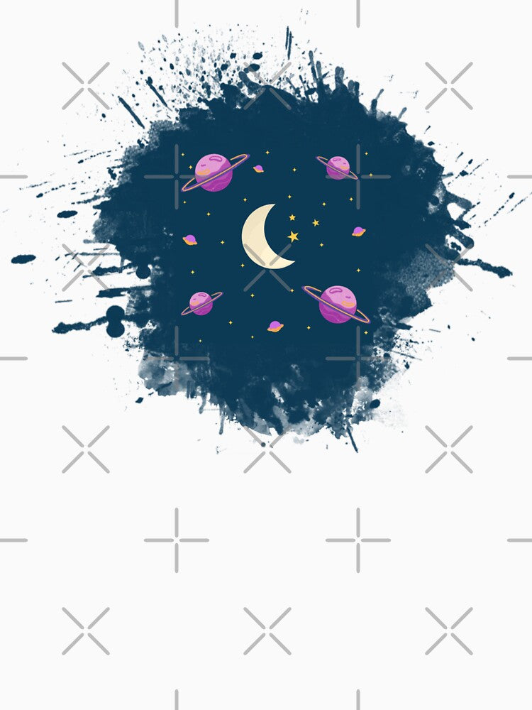 Minimalistic Space Planet Pattern by GraphicsClub