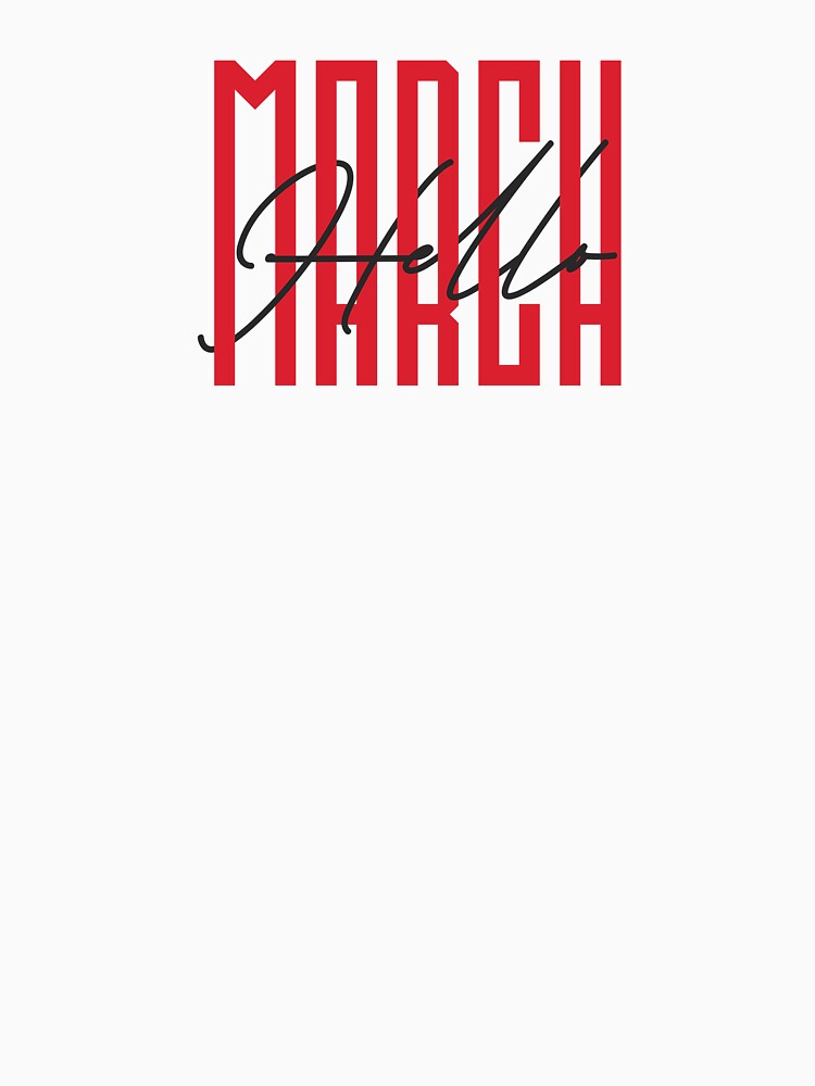 Hello march by FLATVAC STICKER
