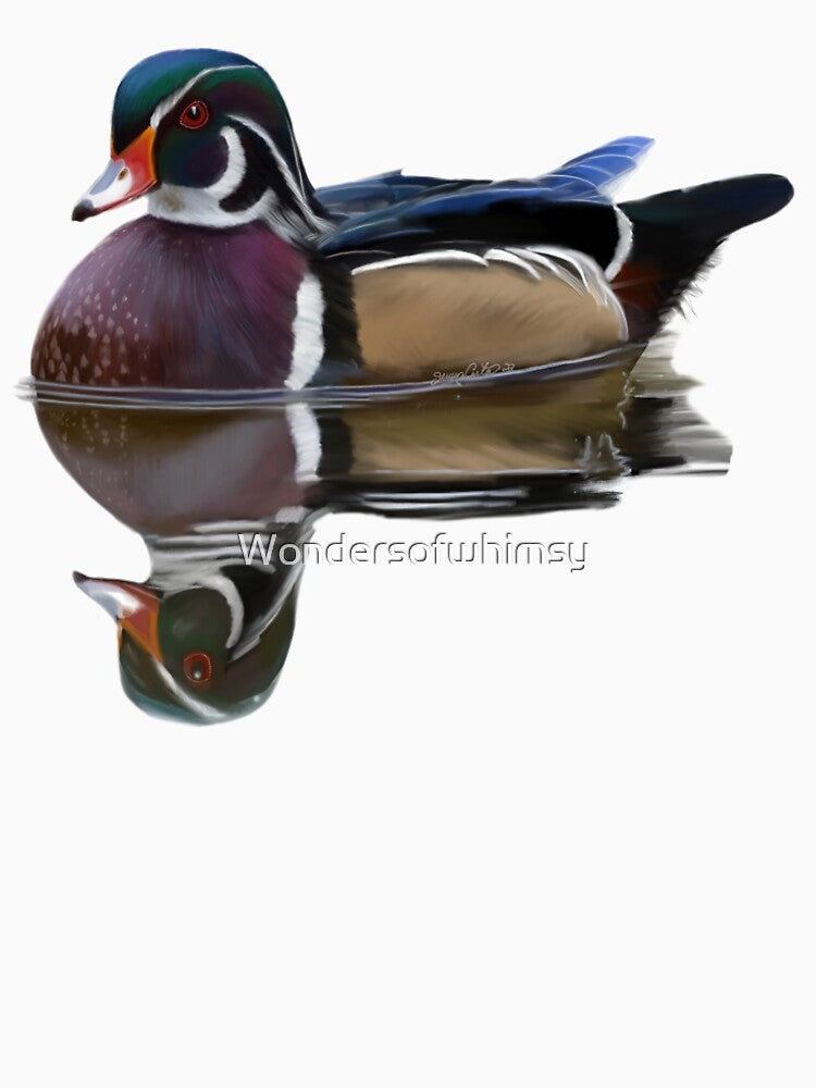 Wood Duck Painting by Wondersofwhimsy