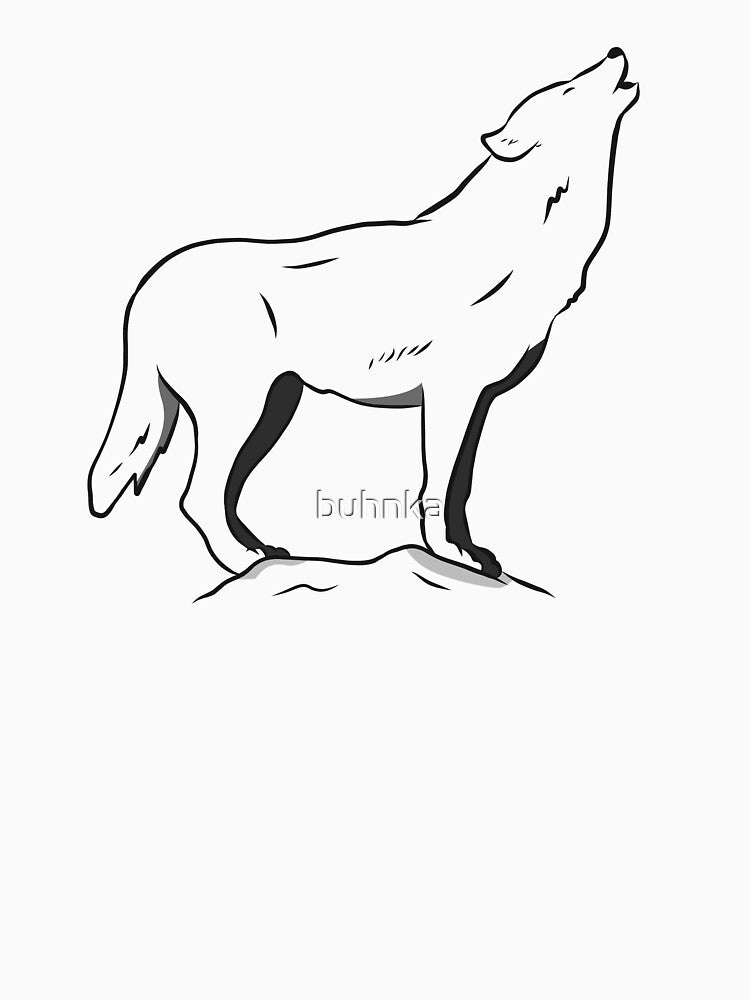 Howling wolf on top by buhnka