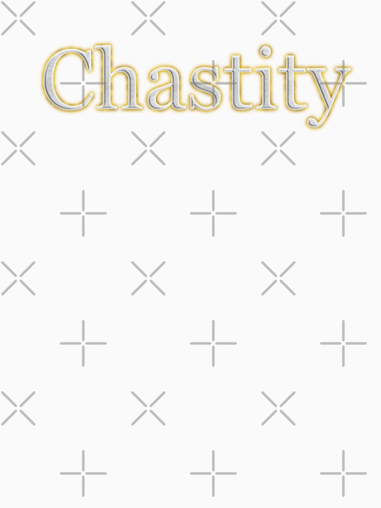 Chastity (White Angelic halo Text) by Swabcraft