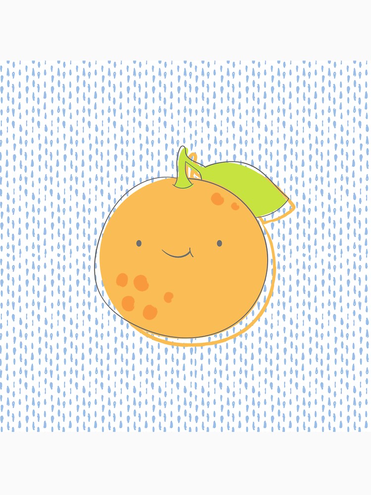 Purple Hand Drawn Polka Dot Orange by The-Chic-Peach