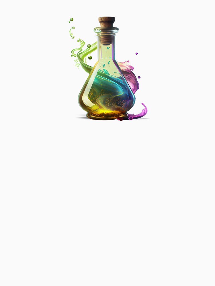 Colored Ribbon Magic Potion Bottle by FiveIntentions