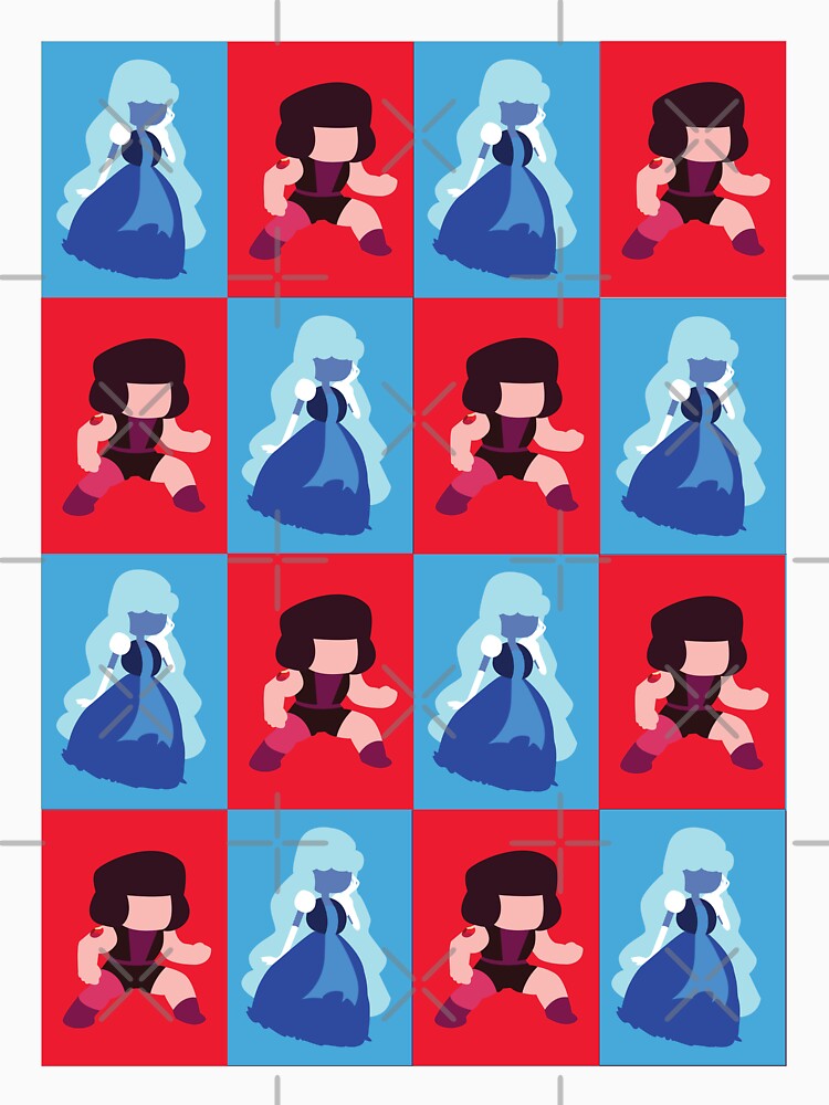 Steven Universe - Ruby Sapphire Rupphire Pattern by rainbowdreamer