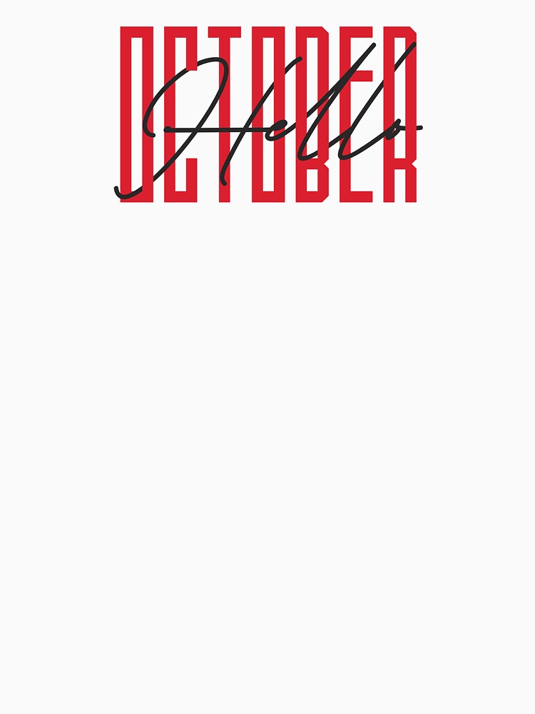 Hello october by FLATVAC STICKER