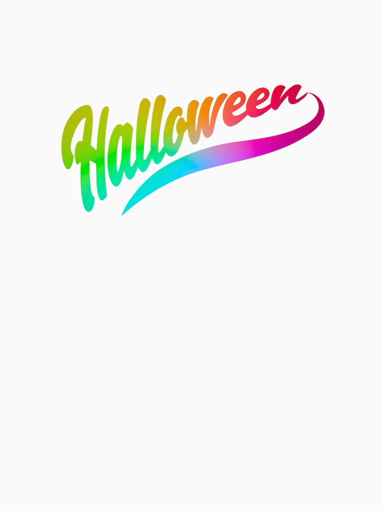halloween, retro, logo design, vintage, baseball uniform logo,tie dye style by cocokara999