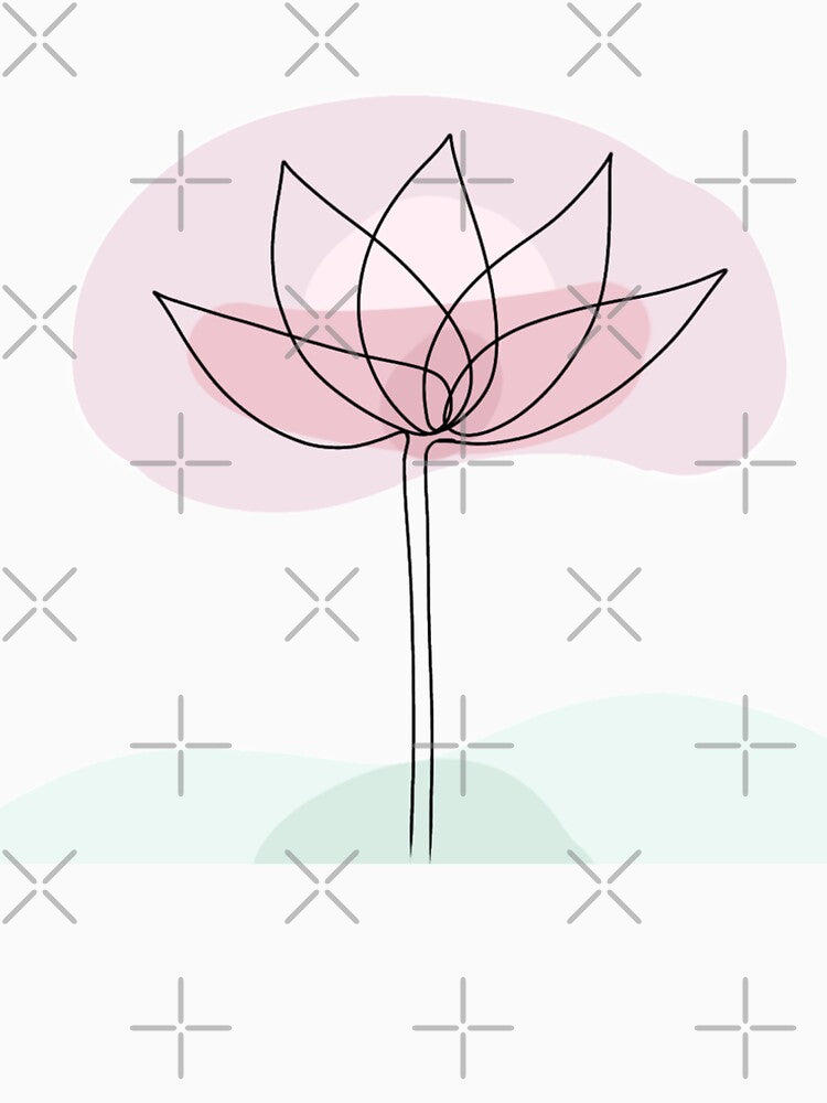 FLOWER - Abstract Line Art by Mrs-PenLine