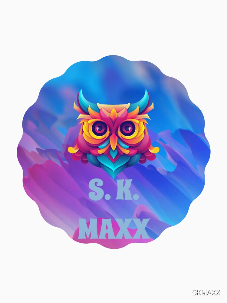 Artistic owl  brand in pastel colors by SKMAXX