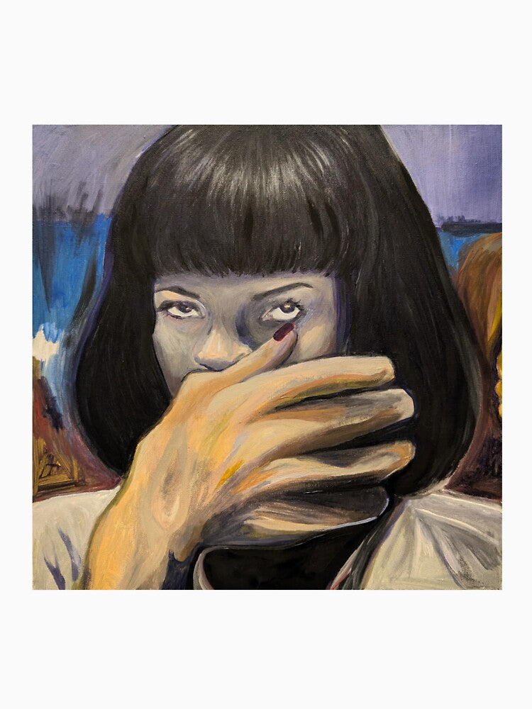 mia wallace wiping her nose by guttergirl66